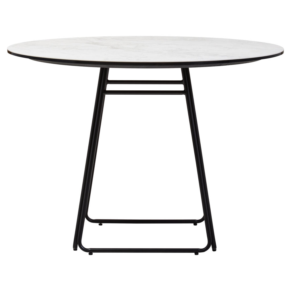 Imperia Ceramic Marble Effect Round Dining Table