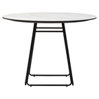 Imperia Ceramic Marble Effect Round Dining Table