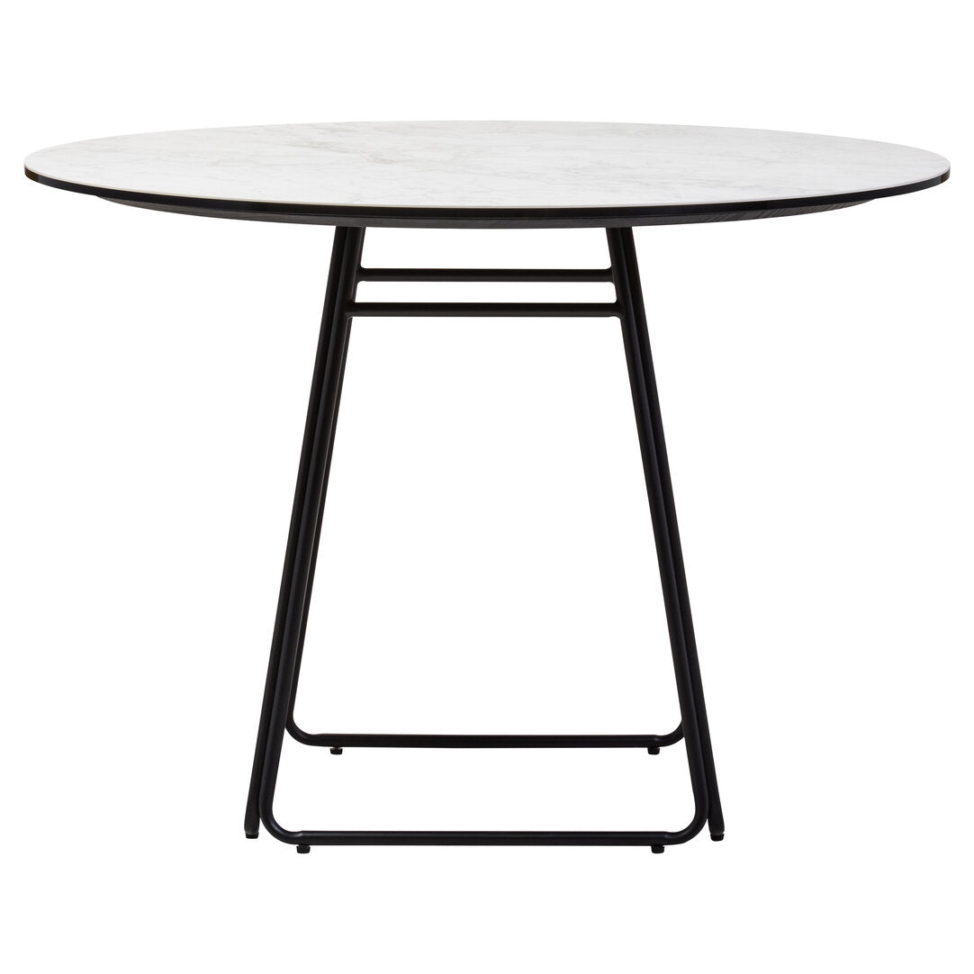 Imperia Ceramic Marble Effect Round Dining Table