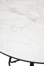 Imperia Ceramic Marble Effect Round Dining Table