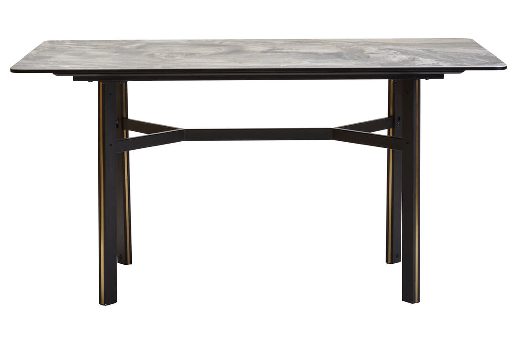 Imperia Ceramic Marble Effect Rectangular Dining Table
