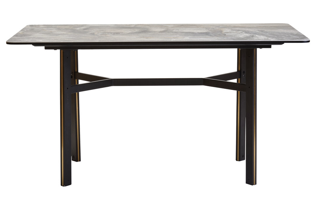 Imperia Ceramic Marble Effect Rectangular Dining Table