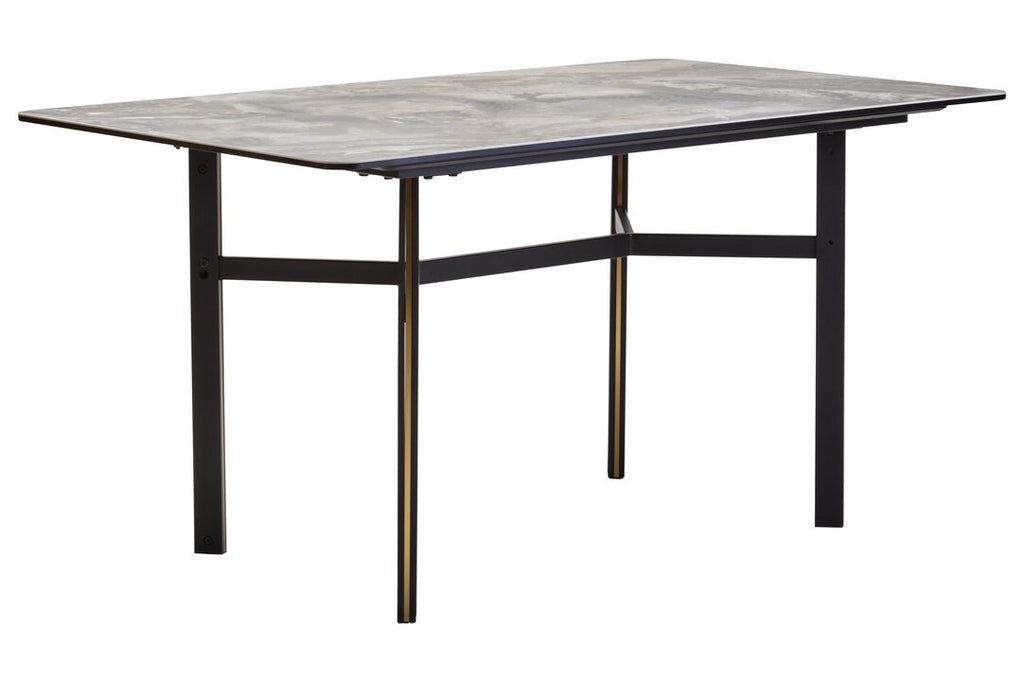 Imperia Ceramic Marble Effect Rectangular Dining Table