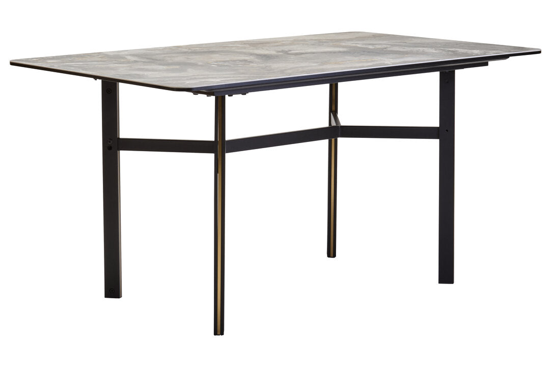 Imperia Ceramic Marble Effect Rectangular Dining Table
