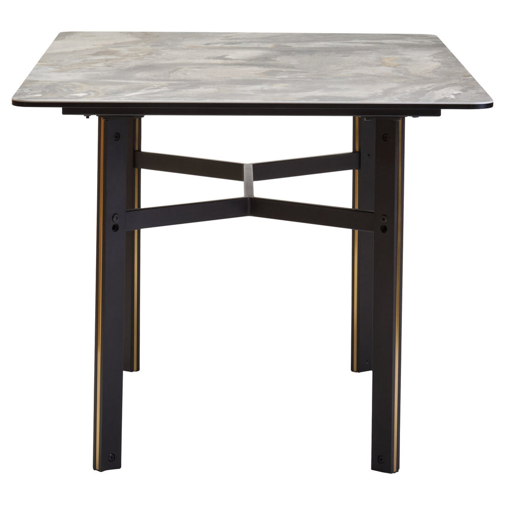 Imperia Ceramic Marble Effect Rectangular Dining Table