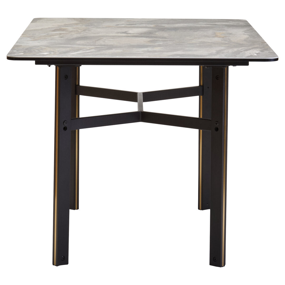 Imperia Ceramic Marble Effect Rectangular Dining Table