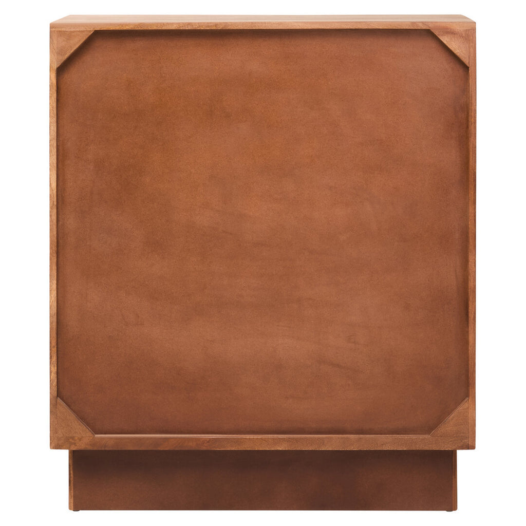 Sangar Two Door Mango Wood Carved Cabinet