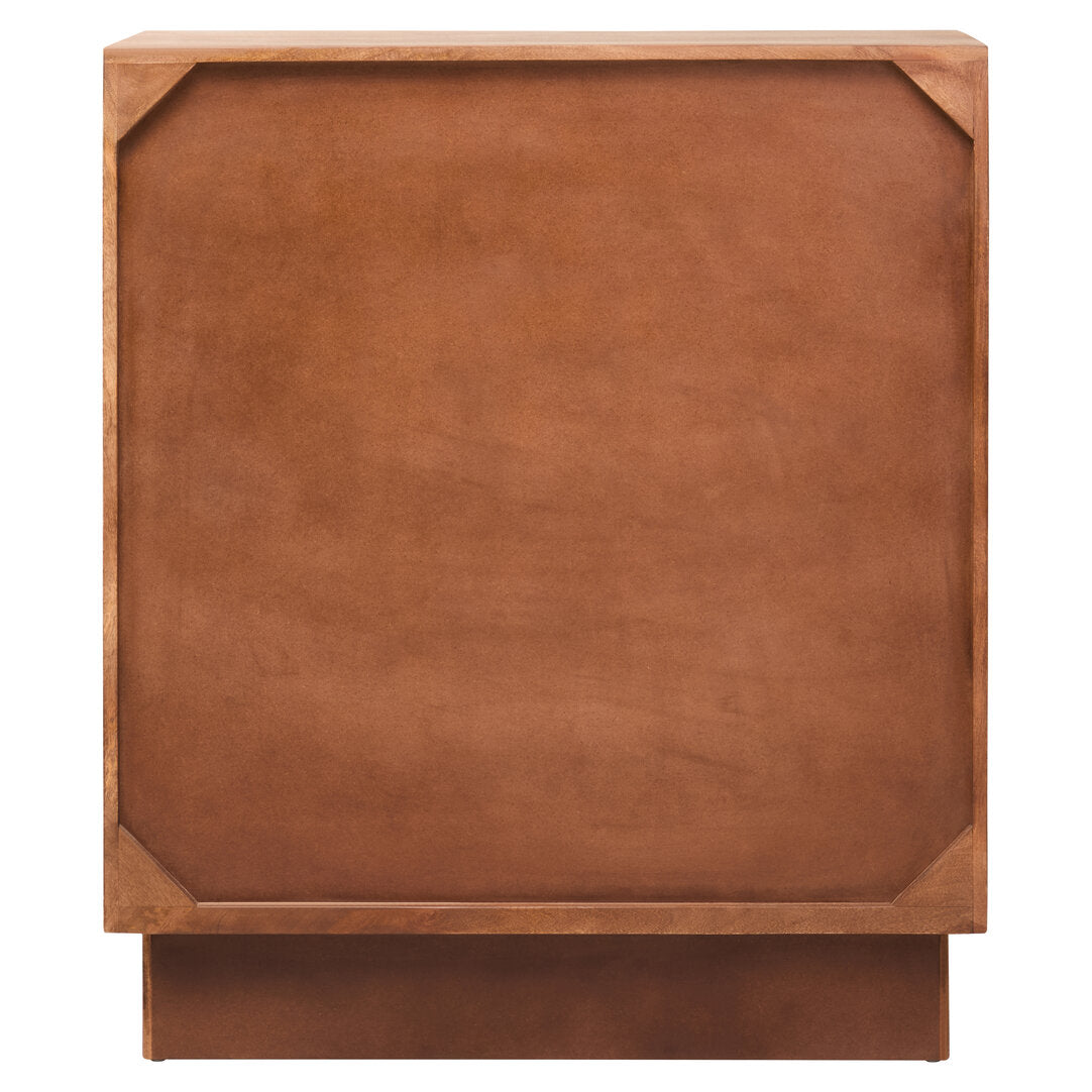 Sangar Two Door Mango Wood Carved Cabinet