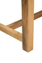 Satna Black And White Jute Bench