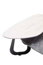 Imperia 2 Tier Large Asymmetrical Ceramic Coffee Table