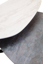 Imperia 2 Tier Large Asymmetrical Ceramic Coffee Table