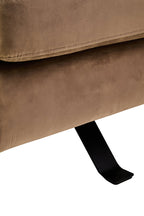 Hestia Mink Velvet Swivel Chair