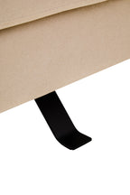 Hestia Beige Velvet Swivel Chair