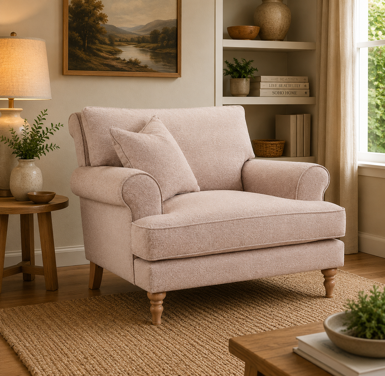 Snuggle Chair Agmamito Faro 14 The Great Sofa Company | Norbury | Eastwood | Marylebone | Arlan | Summer | Margot