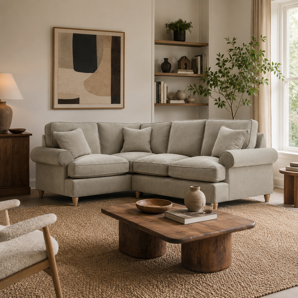 1 Corner 2 Manhattan Putty The Great Sofa Company | Victoria | Bromfield | Lola | Alfie | Mari | Longfellow | Duresta Style