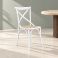 FITZROY WHITE / CANE DINING CHAIR (Set Of 2)