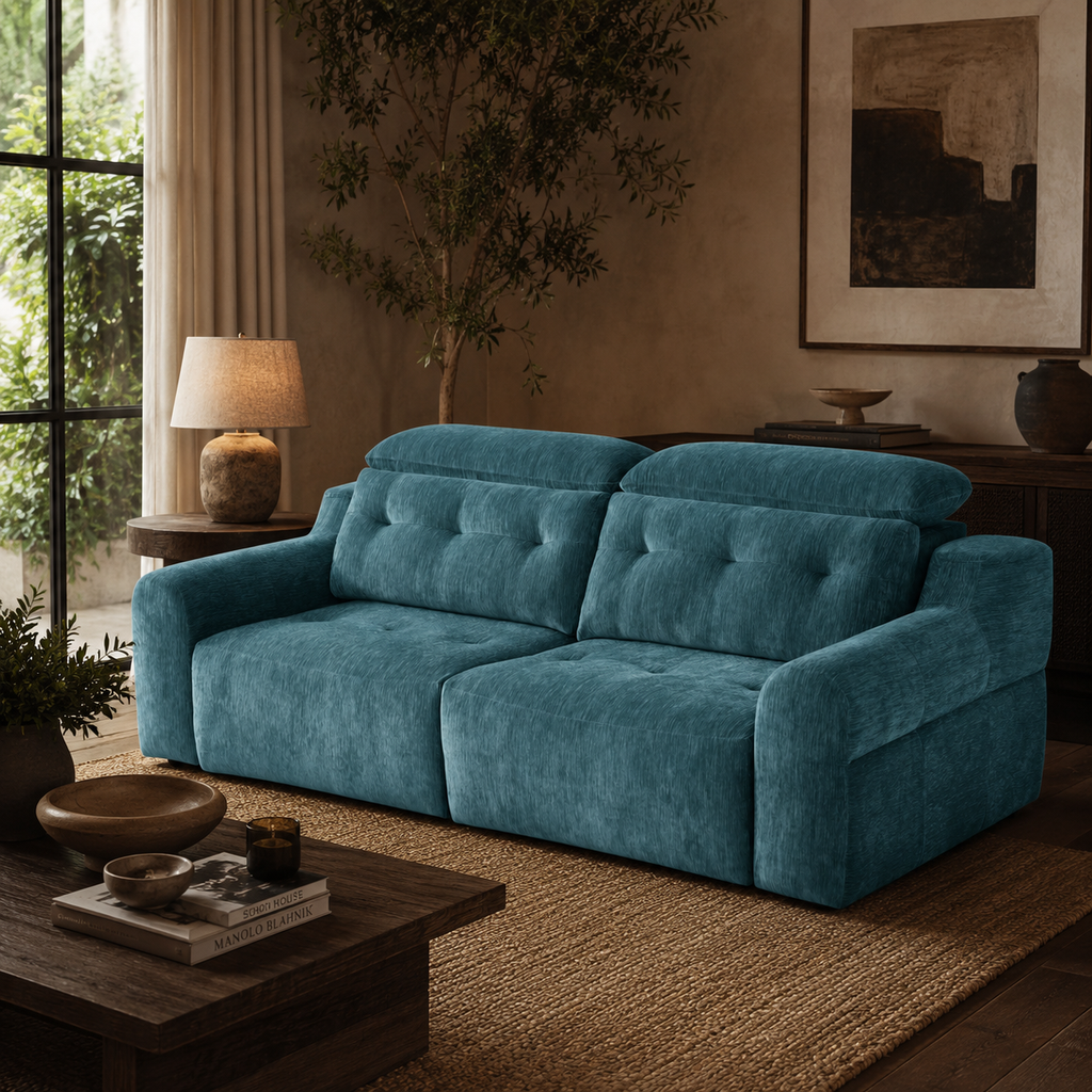 Harrison Electric Sofa Teal