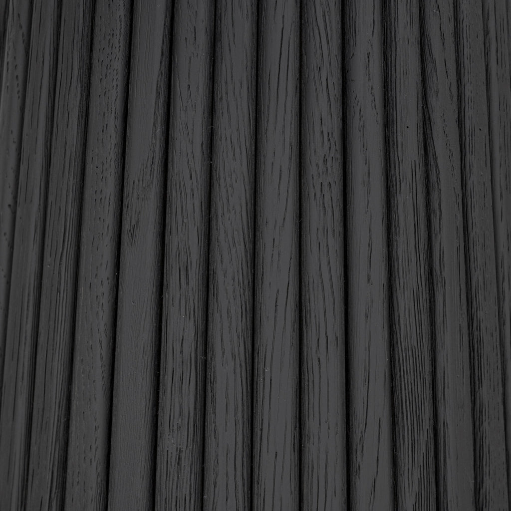 Pickford Ribbed Occasional Table Black Oak