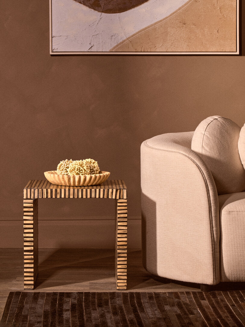 Bambusa Bamboo Inlay Side Table
