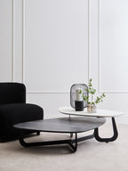 Imperia 2 Tier Large Asymmetrical Ceramic Coffee Table