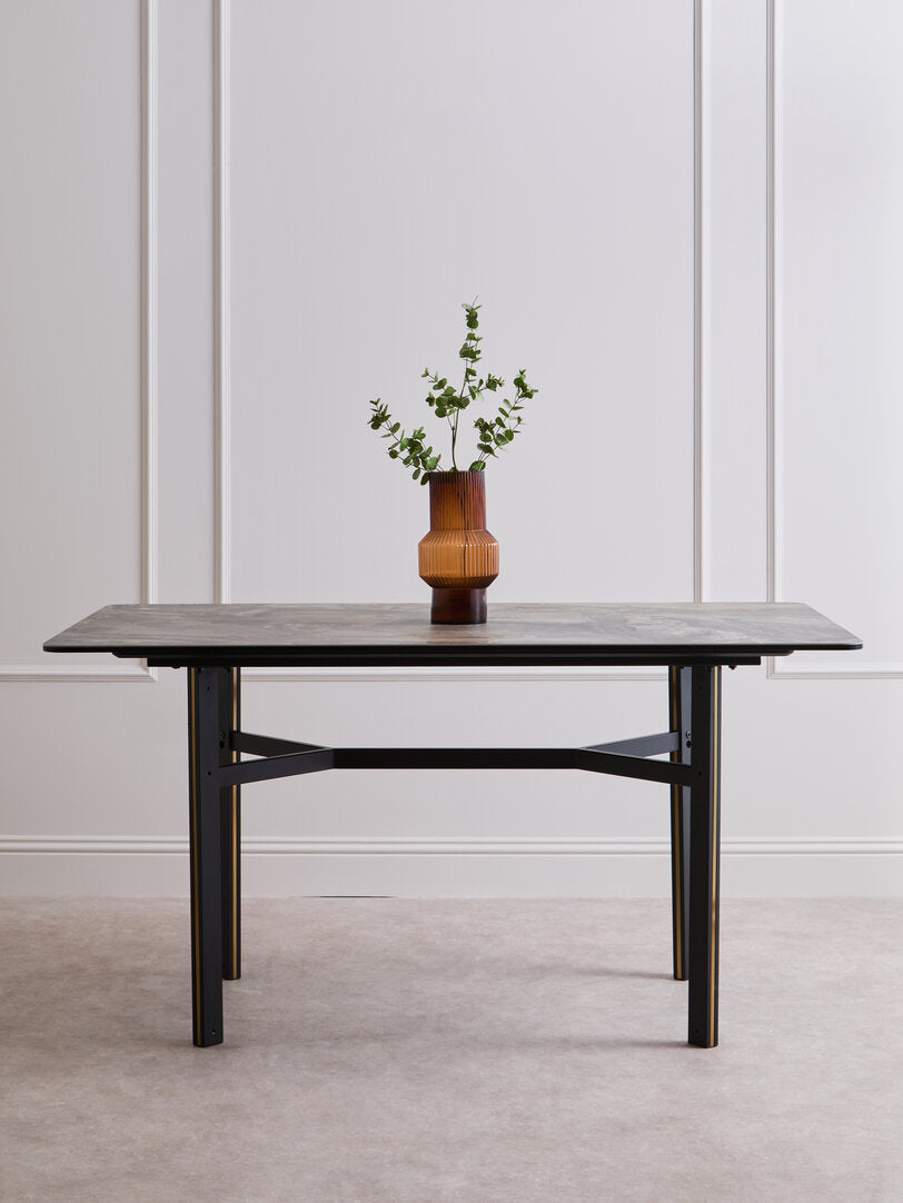 Imperia Ceramic Marble Effect Rectangular Dining Table