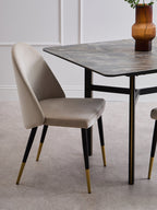 Imperia Ceramic Marble Effect Rectangular Dining Table