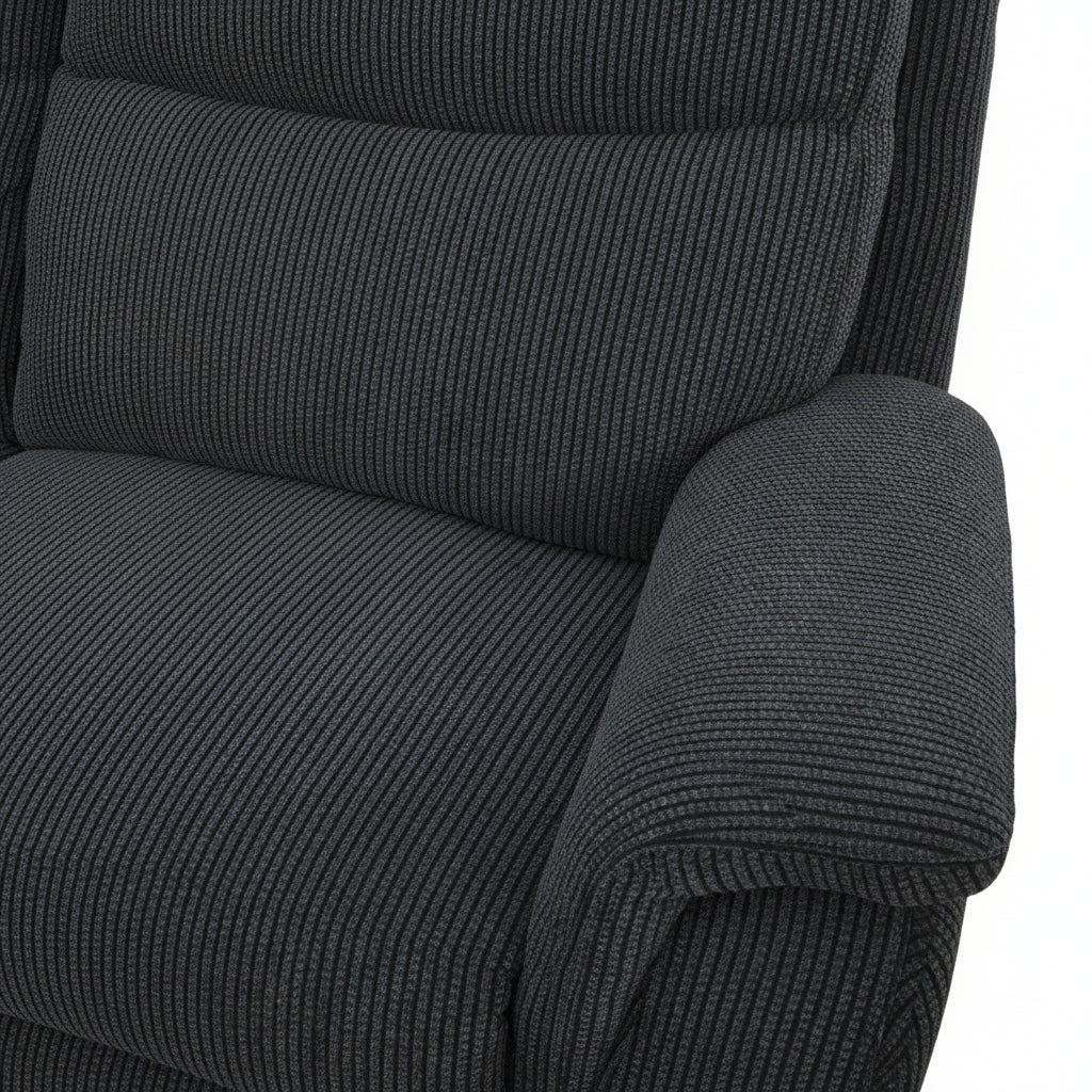 Maverick Black Lay-Z-Boy Style Fabric Power Recliner Corner Sofa Tamla | Maverick | DFS