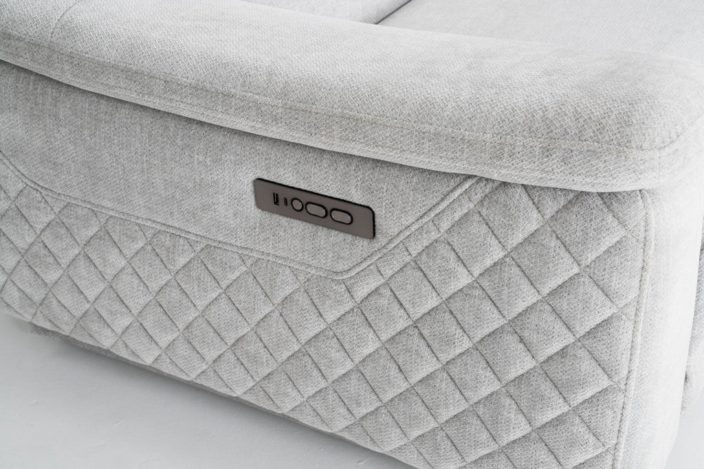 Orbit Ivory Lay-Z-Boy Style Fabric Power Recliner Armchair | Paolo | Callie | Penny | Daytona | Revel | Sonder | DFS