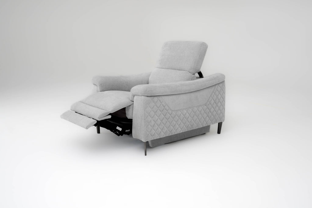 Orbit Ivory Lay-Z-Boy Style Fabric Power Recliner Armchair | Paolo | Callie | Penny | Daytona | Revel | Sonder | DFS