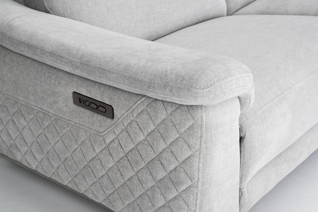 Orbit Ivory Lay-Z-Boy Style Fabric Power Recliner 3 Seater Sofa | Paolo | Callie | Penny | Daytona | Revel | Sonder | DFS