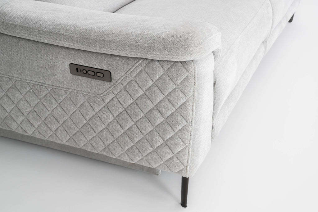 Orbit Ivory Lay-Z-Boy Style Fabric Power Recliner 3 Seater Sofa | Paolo | Callie | Penny | Daytona | Revel | Sonder | DFS