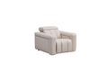 Dallas Cream Lay-Z-Boy Style Leather Power Recliner Armchair