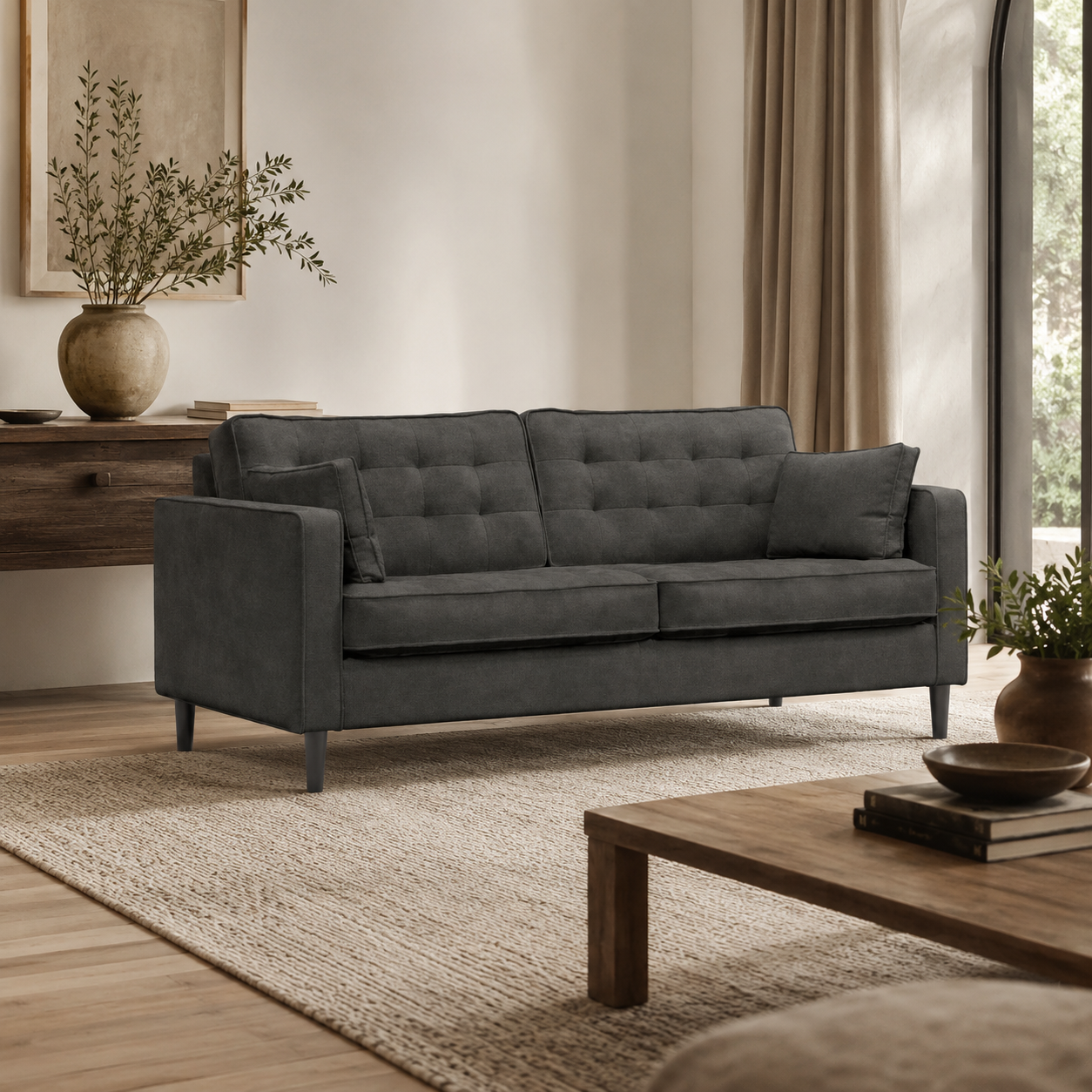 Model 29 - 3 Seater Sofa Enjoy Graphite