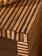 Bambusa Bamboo Inlay Side Table