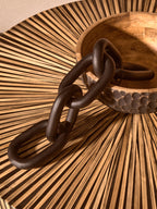 Bambusa Bamboo Inlay Round Coffee Table
