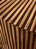 Bambusa Bamboo Inlay Round Coffee Table