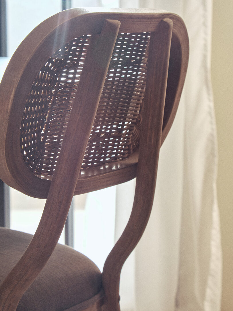 Cebu Grey Wash Elm Wood Dining Chair