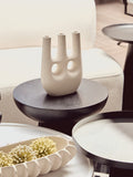 Walsa Whitewash Mango Wood Column Detail Coffee Table