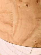 Mota Burl Wood Design Round Side Table