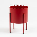 Red Scallop Planter