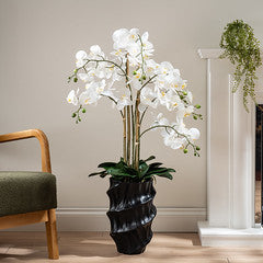 110Cm Real Touch Phalaenopsis Orchid In Pot