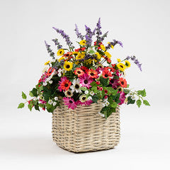 52Cm Mixed Floral Container