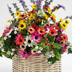 52Cm Mixed Floral Container