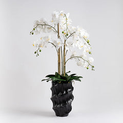 110Cm Real Touch Phalaenopsis Orchid In Pot