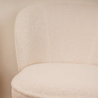 Cream Boucle Cocktail Chair