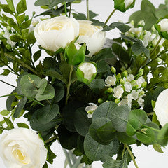 55Cm Ranunculus Arrangement In Vase