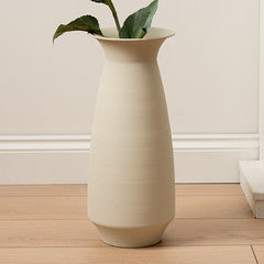 45Cm Vase Off White