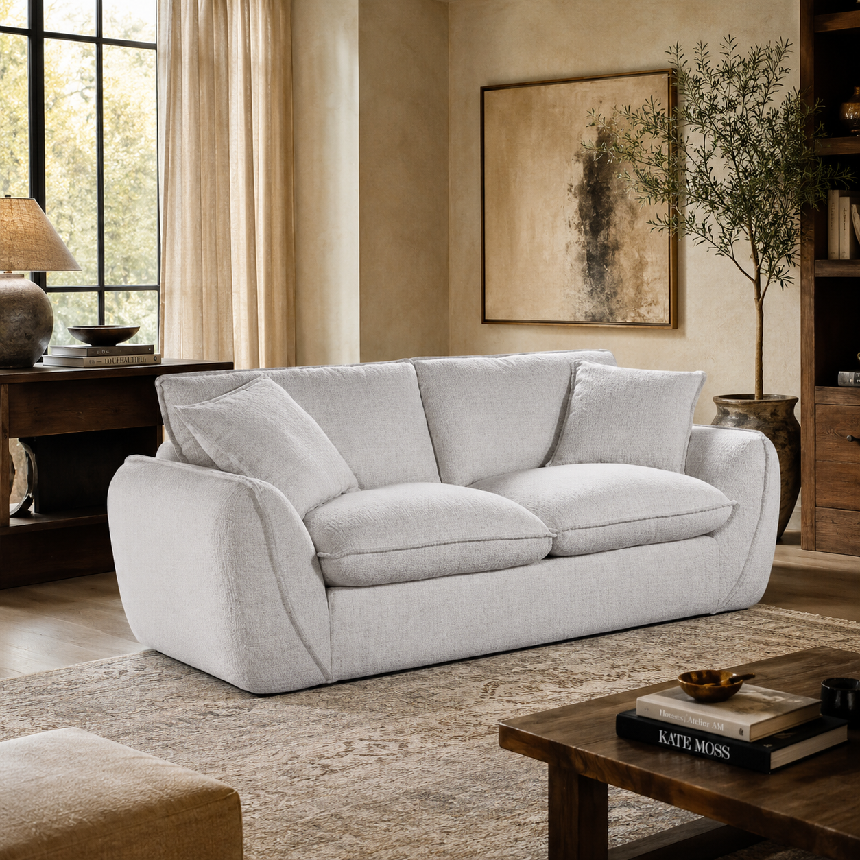Berlin Sofa Beige 2 Seater