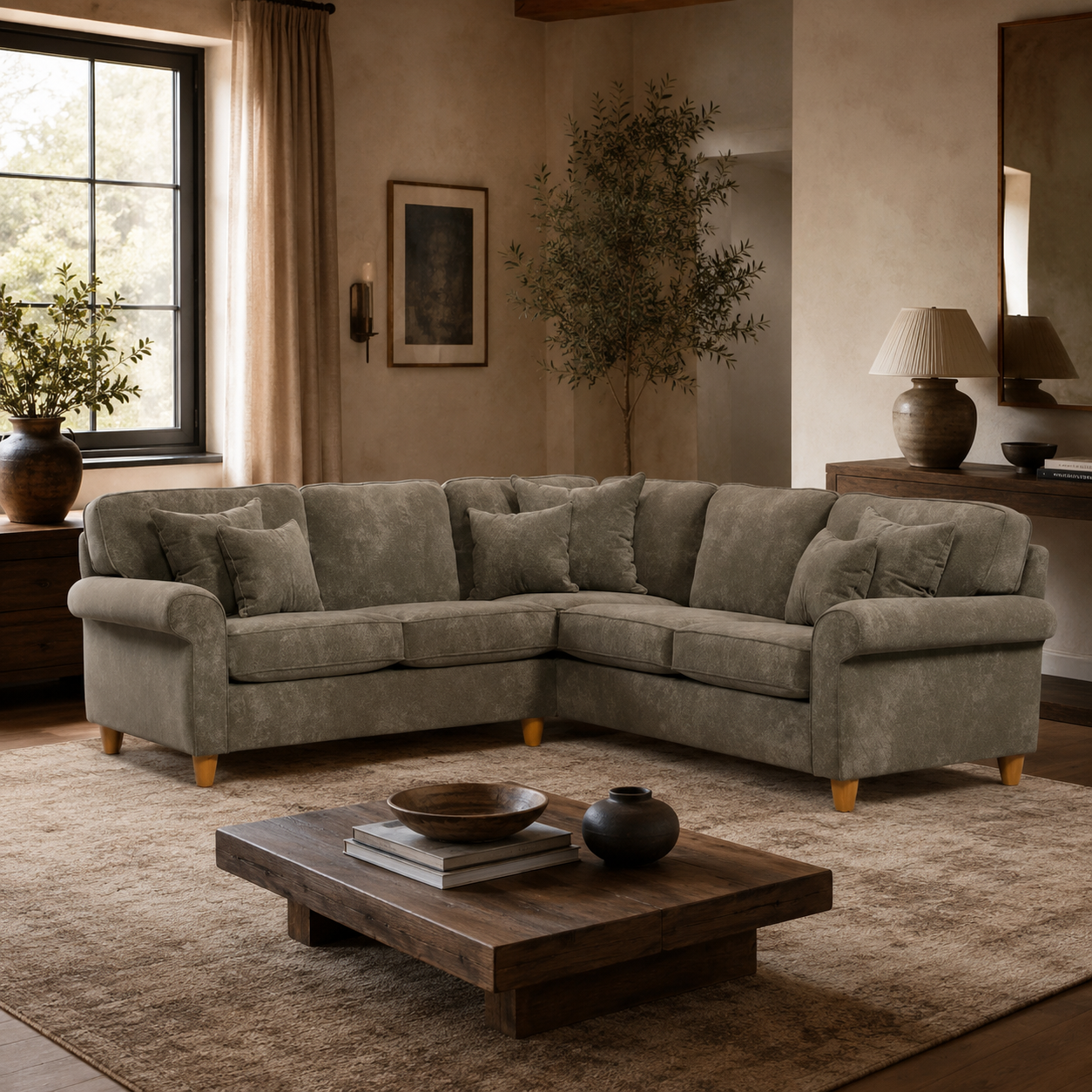 2 Corner 2 Sofa Sic - Glory 10 Winter Moss The Great Sofa Company | Sinatra | Dorchester | Abingdon | Ashbury