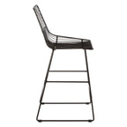 District Bronze Metal Wire Tapered Bar Chair